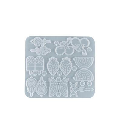 Crystal dropper resin DIY mold irregular earrings pendant jewelry pendant hanging silicone mold