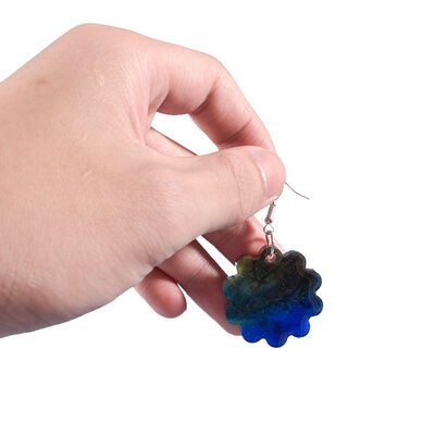 Crystal dropper resin DIY mold irregular earrings pendant jewelry pendant hanging silicone mold