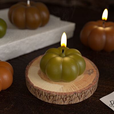 Pumpkin Aromatherapy Candle Decoration Decoration Dropping Mold DIY Halloween Series Candle Silicone Mold