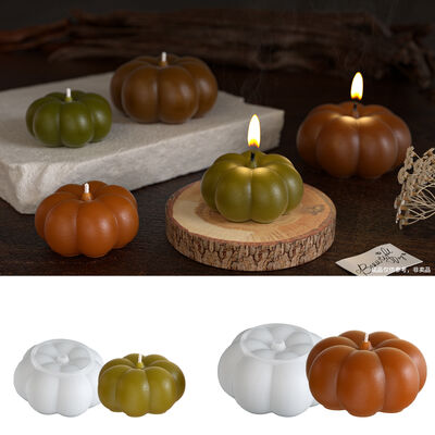 Pumpkin Aromatherapy Candle Decoration Decoration Dropping Mold DIY Halloween Series Candle Silicone Mold