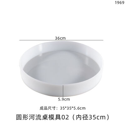 DIY crystal dropper resin grinding tool, large circular table decoration, river table making, silicone mold