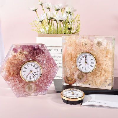 Dropping glue DIY vertical clock swing table mold, geometric European clock swing parts, large book rack silicone mold