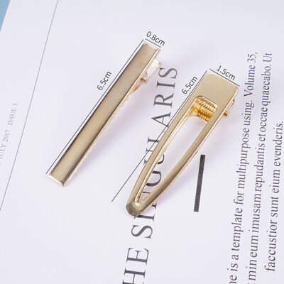 DIY crystal dropper accessories hair clip hair accessories handmade hair accessories duckbill clip straight clip gold