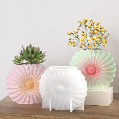 3D Sunflower Vase Decoration Silicone Mold DIY Sunflower Inserter Dropping Gypsum Grinding Machine