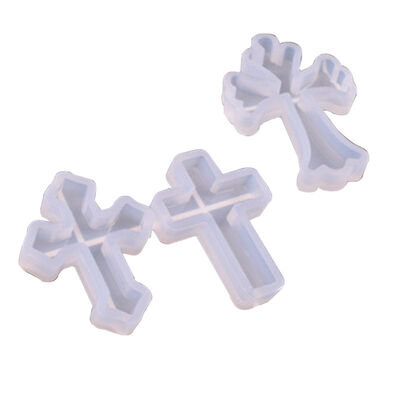 Crystal Dropping Glue Cross Pendant Silicone Mold DIY Handmade Multiple Cross Star Model Pendants