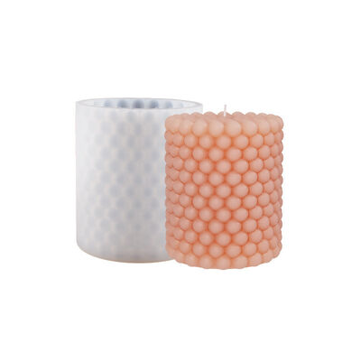 Crystal dropper cylinder aromatherapy candle bubble bead wave point table DIY gypsum ornament silicone mold