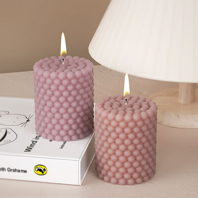 Crystal dropper cylinder aromatherapy candle bubble bead wave point table DIY gypsum ornament silicone mold