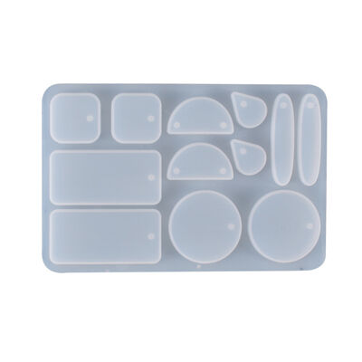 DIY Crystal Dropping Silicone Mold Earring Pendant Creative Handmade Pendant Decorative Silicone Mold