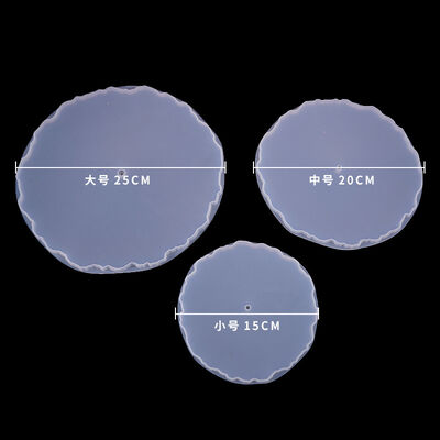DIY crystal dropper mold, three-layer tray decoration set, display rack, coaster, tableware, silicone mold