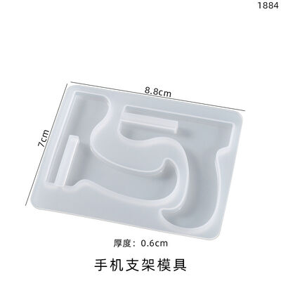 Crystal dropper glue DIY resin grinding tool assembly mobile phone stand silicone mold spot wholesale