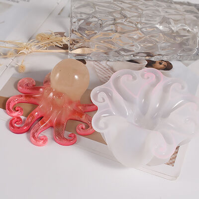 DIY crystal dropper epoxy resin ocean octopus octopus octopus mirror silicone mold table decoration