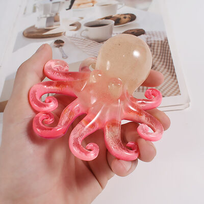 DIY crystal dropper epoxy resin ocean octopus octopus octopus mirror silicone mold table decoration