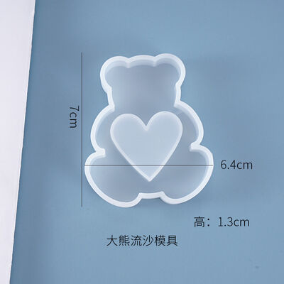 DIY Crystal Dropping Gel Flowing Sand Mold Hanging Pendant Jewelry Game Machine Milk Box Silicone Mold