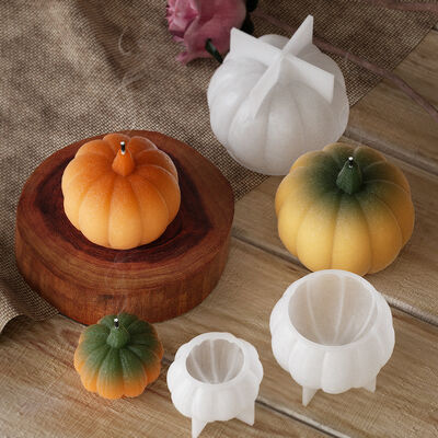 Crystal Drip Glue Sand Noodles Christmas Pumpkin Ornaments DIY Aromatherapy Gypsum Candles Silicone Mold