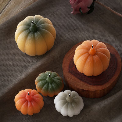Crystal Drip Glue Sand Noodles Christmas Pumpkin Ornaments DIY Aromatherapy Gypsum Candles Silicone Mold