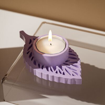 DIY aromatherapy gypsum leaf candle holder dropper mold leaf candle stand decoration base silicone mold