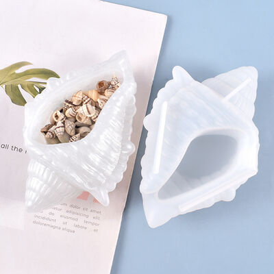 DIY Crystal Dropping Glue Mold Creative Conch Storage Box Silicone Mold Manufacturer Spot Wholesale