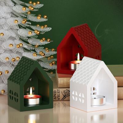 DIY dropper mold, pentagram cabin candle holder base, silicone mold, gypsum candle ornament mold