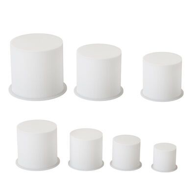Crystal resin multi specification cylindrical dropper mold DIY aromatherapy gypsum candle pillar silicone mold