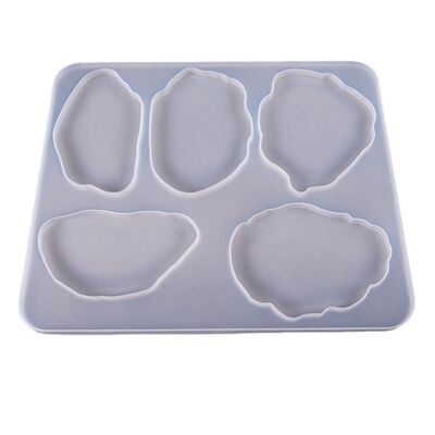 DIY crystal dropper mold, large swing table mold, coaster set, multi specification base, teacup pad, silicone mold