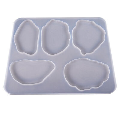 DIY crystal dropper mold, large swing table mold, coaster set, multi specification base, teacup pad, silicone mold