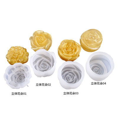 Yumei Crystal Dropping Glue Flower Mold DIY Jewelry Multiple Flower Mirrors Three Dimensional Flower Silicone Mold