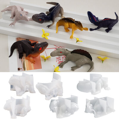 Crystal dropper 3D dinosaur cub pendant mold simulation prone dinosaur Tyrannosaurus rex baby silicone mold