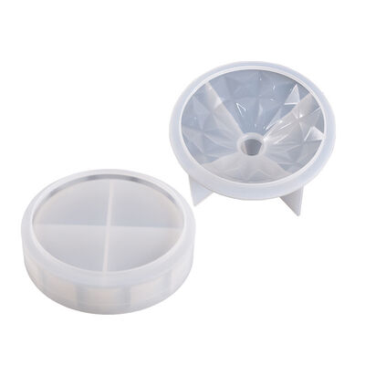 DIY Drip Glue Gypsum Stacking Le Diamond Pattern Storage Box European Multi Layer Storage Can Silicone Mold