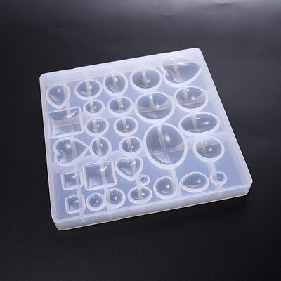 DIY Crystal Dropping Glue Patch Mold Time Gem Patch Pendant Silicone Grinding Tool Style Size
