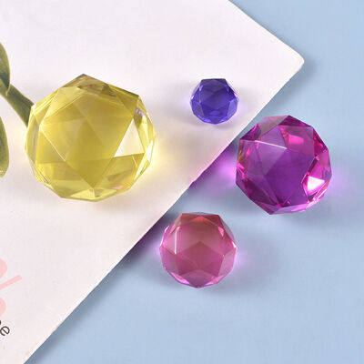DIY Crystal Dropping Glue Mold High Mirror Surface Diamond Pendant Jewelry Silicone Mold Spot Wholesale