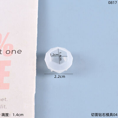 DIY Crystal Dropping Glue Mold High Mirror Surface Diamond Pendant Jewelry Silicone Mold Spot Wholesale