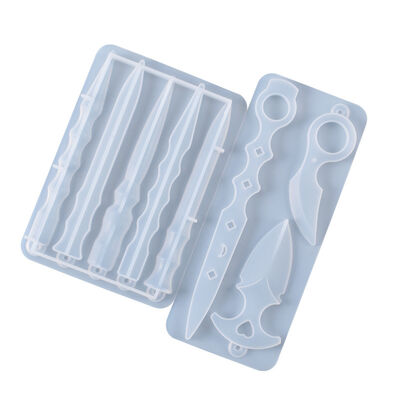 DIY crystal dropper mold hanging decoration keychain table defense toy silicone mold wholesale