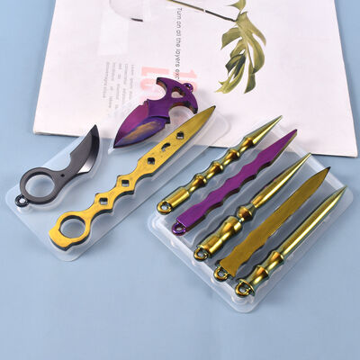 DIY crystal dropper mold hanging decoration keychain table defense toy silicone mold wholesale