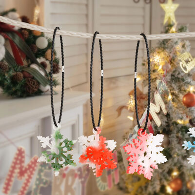 DIY cristal gotero resina con agujeros copo de nieve de Navidad colgando colgante de llave joyería molde de silicona