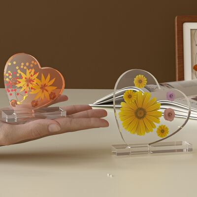 DIY dropper glue love big head sticker photo frame socket table dried flower decoration hand drawn ornament silicone mold