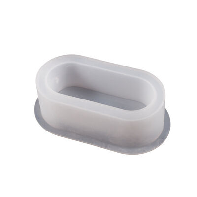 Crystal dropper rectangular flowerpot mold, oval small rectangular storage box, succulent flowerpot, gypsum cement silicone mold