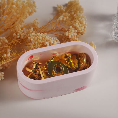 Crystal dropper rectangular flowerpot mold, oval small rectangular storage box, succulent flowerpot, gypsum cement silicone mold
