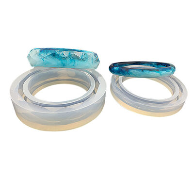 Pegamento de goteo de cristal para pulsera de cara de diamante, molde de silicona, joyería hecha a mano, modelo de pulsera de cara de diamante de resina de flor seca