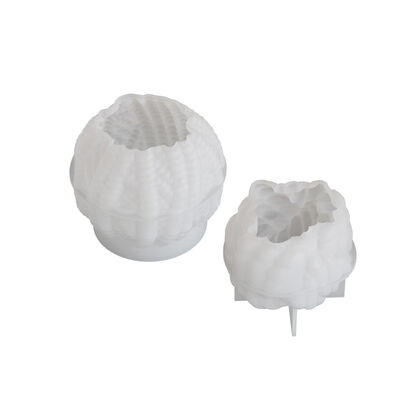 Fried Dough Twists wool ball aromatherapy candle silicone mold ins aerogypsum table wool ball glue dripping mold