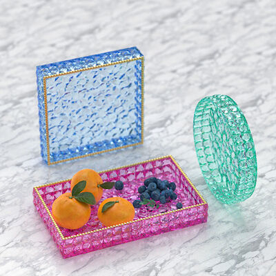 DIY Crystal Drip Glue Aromatherapy Gypsum Grinding Tool Round, Rectangular, Diamond Pattern Storage Box Silicone Mold