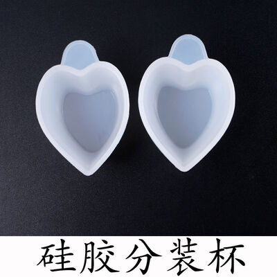 DIY crystal dropper mold color cup sub packaging cup silicone mold measuring cup dropper color cup handmade