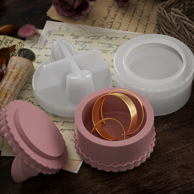 Dropping Glue Oval Boat Flowerpot Silicone Mold DIY Gypsum Storage Bowl Candle Cup Container Ornament Grinding