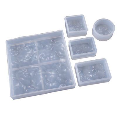 Drip glue DIY mold, ocean water pattern silicone grinding tool, mirror smooth surface crystal drip glue mold