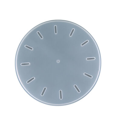 DIY Crystal Dropping Glue Mold Large Round Clock Disk Ornament Silicone Mold Spot Wholesale