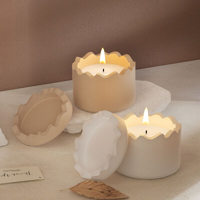 Dropping Resin Square Circular Irregular Splicing Storage Jar Aromatherapy Gypsum Candle Cup Silicone Mold