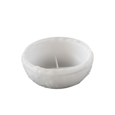 DIY Drip Fat Aromatherapy Gypsum Candle Cup Candle Bowl Rose Flower Pattern Storage Bowl Silicone Mold
