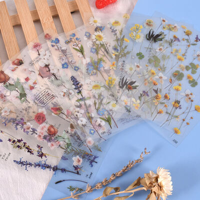 DIY crystal dropper molds, multiple flower materials, stickers, dropper materials, dropper fillers