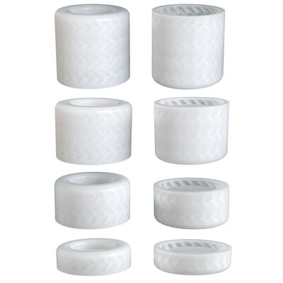 Drip rubber braided rope Fried Dough Twists rope large, medium and small storage box diy aromatherapy gypsum candle cup silicone mold