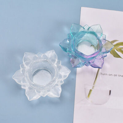 DIY crystal dropper mold, lotus flower candle holder, flower storage box mold, self-made silicone mold