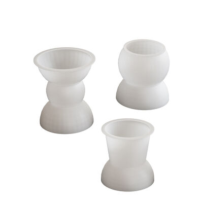 European style minimalist ins style aromatherapy candle cup silicone mold DIY drip resin gypsum storage jar candle holder ornament